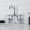 Kingston Brass Bridge Bathroom Faucet with Brass Pop-Up, Polished Chrome KS7971TX - alternate 5